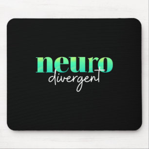 Neurodiverser Stolz auf Autismus und AIDS-Aware Mousepad