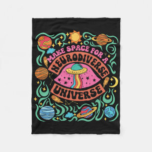 Neurodiverser Universe Special Bildung Teacher Au Fleecedecke