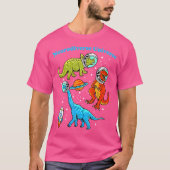 Neurodiverser Universum Dinosaurier Weltraum Adhd  T-Shirt (Vorderseite)