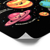 Neurodiverser Universum Special Bildung Autismus A Poster (Ecke)