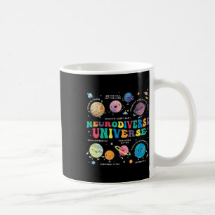 Neurodiverser Universum Weltraumplanet Autistische Kaffeetasse