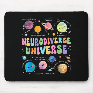 Neurodiverses Universum Autismus-Bewusstsein Verst Mousepad
