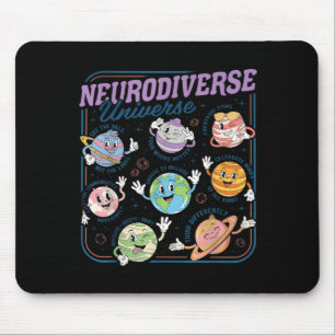 Neurodiverses Universum Neurodiversität Autismus Mousepad
