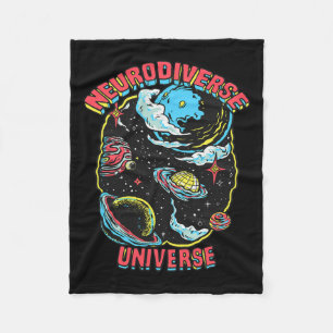 Neurodiverses Universum Neurovielfalt Embrace Adrk Fleecedecke