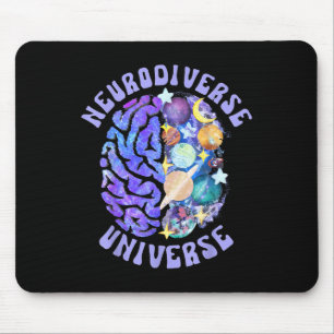 Neurodiverses Universum Neurovielfalt Gehirn und A Mousepad