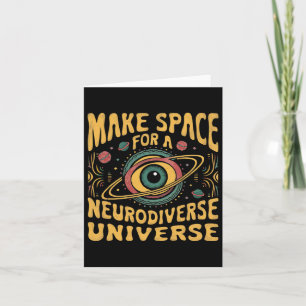 Neurodiverses Universum Neurovielfalt und Autismus Karte
