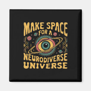 Neurodiverses Universum Neurovielfalt und Autismus Magnet