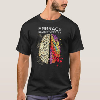 Neurodiversität annehmen Männer Frauen Kinder Aut T-Shirt