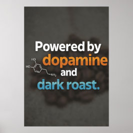 Neurodiversität durch Dopamin & dunkle Röstung Poster