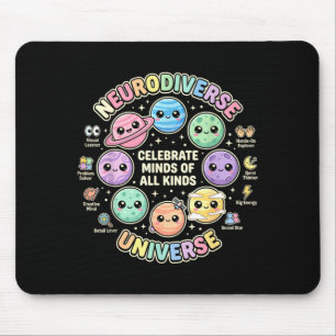 Neurodiversität feiert Köpfe aller Art für Sonderp Mousepad