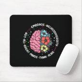 Neurodiversität Gehirn Autismus-Bewusstsein Adhd u Mousepad (Mit Mouse)