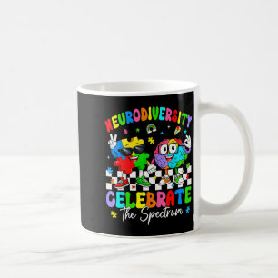 Neurodiversität Gehirn Autismus-Bewusstsein asd ad Kaffeetasse