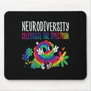 Neurodiversität Gehirn Autismus-Bewusstsein Asd Ad Mousepad