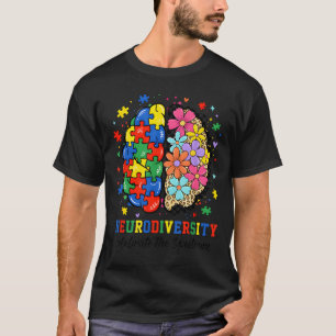 Neurodiversität Gehirn Autismus-Bewusstsein ASD AD T-Shirt