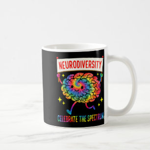 Neurodiversität Gehirn-Spektrum Autismus-Bewusstse Kaffeetasse