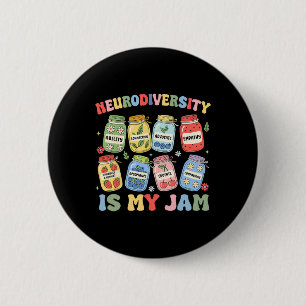Neurodiversität ist mein Ding Autismus-Inklusions- Button