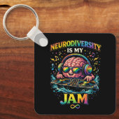 Neurodiversität ist mein Ding Schlüsselanhänger (Vorderseite)