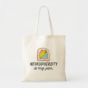 Neurodiversität ist mein Jam-Rainbow-Toast Tragetasche
