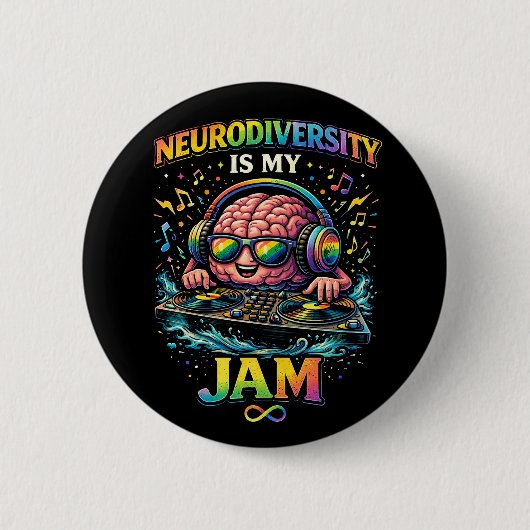 Neurodiversität ist meine Leidenschaft Button (Vorderseite)