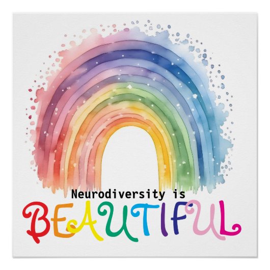 Neurodiversität ist Schön, Poster (Vorderseite)