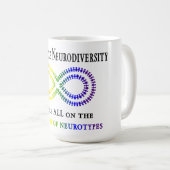 Neurodiversität normalisieren kaffeetasse (VorderseiteRechts)