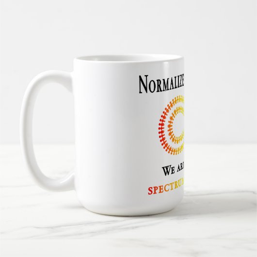Neurodiversität normalisieren kaffeetasse (Links)