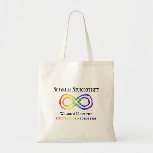 Neurodiversität normalisieren tragetasche (Vorne)