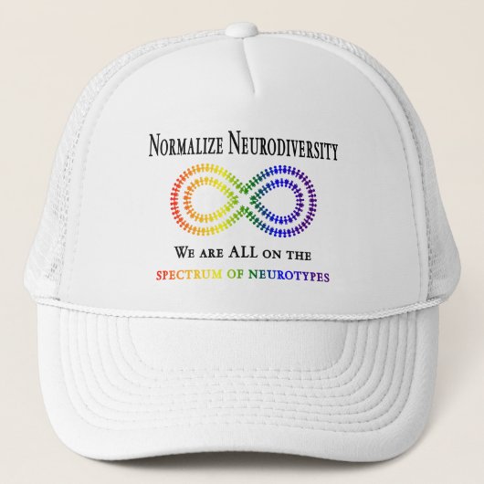 Neurodiversität normalisieren truckerkappe (Vorderseite)