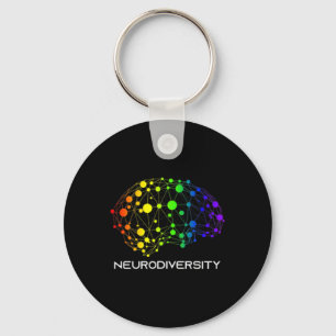 Neurodiversität umarmen Autismus Adhd Asd Gehirn S Schlüsselanhänger