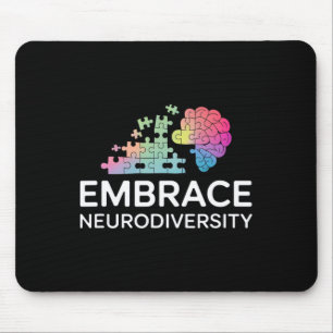 Neurodiversität umarmen Autismus Adhs Inklusion Me Mousepad
