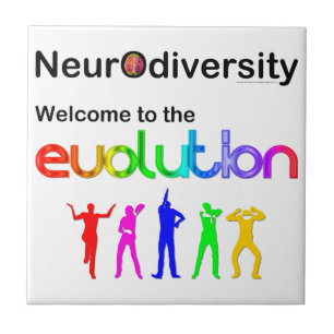 Neurodiversität Willkommen bei der Evolution Fliese