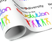 Neurodiversität Willkommen bei der Evolution Geschenkpapier (Rolleneckpunkt)
