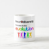 Neurodiversität Willkommen bei der Evolution Kaffeetasse (Mittel)