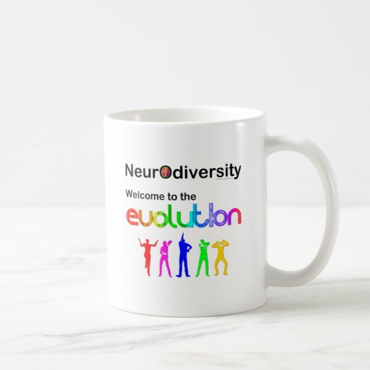 Neurodiversität Willkommen bei der Evolution Kaffeetasse (Rechts)
