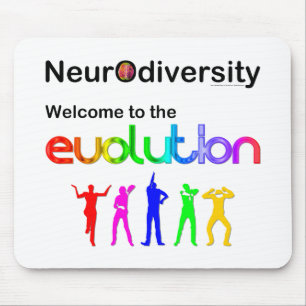 Neurodiversität Willkommen bei der Evolution Mousepad