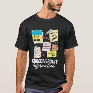 Neurodiversitäts-Bestätigung Lehrer Autismus-Bewus T-Shirt