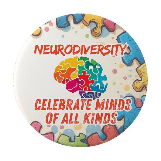 Neurodiversitäts-Bewusstseins-Anstecker Button