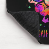 Neurodiversitäts-Gehirn ASD ADHS Autismus-Bewussts Mousepad (Ecke)