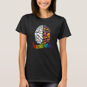 Neurodiversitäts-Regenbogen Autismus-Spektrum Asd T-Shirt