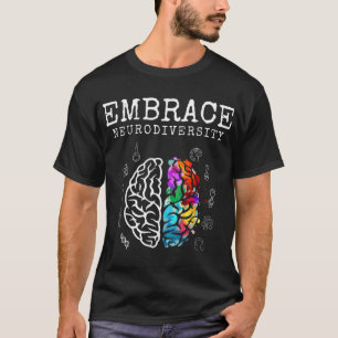 Neurodiversitäts-Shirt akzeptieren. Dieses coole N T-Shirt