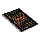Neurodiversity-Autismus ADHD Spiral Notebook Notizblock (Rechte Seite)