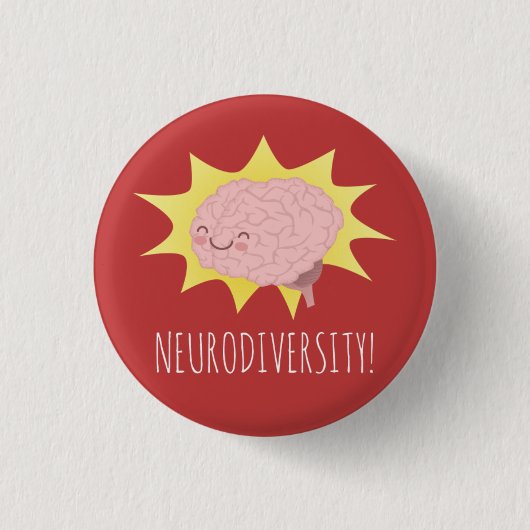 Neurodiversity! Button (Vorderseite)