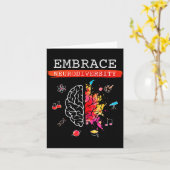 Neurodiversity Embrace Adhd Autism Asd Awareness G Karte (Gelbe Blume)