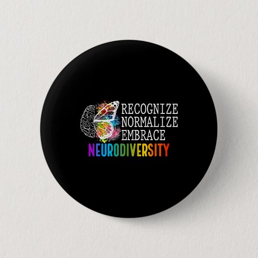Neurodiversity erkennt Embrace normalisieren Admin Button (Vorderseite)