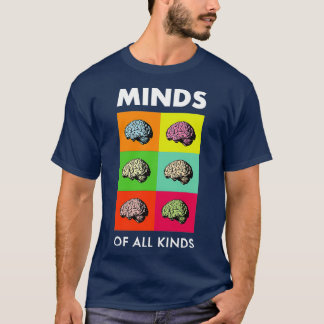 Neurodiversity-Gehirn ADHS Autismus Bewusstsein 1 T-Shirt