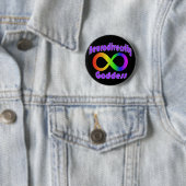 Neurodiversity Göttin-Abzeichen Button (Beispiel)