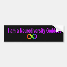 Neurodiversity Göttin-Autoaufkleber Autoaufkleber