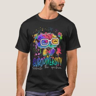 Neurodiversity Hirn Autismus Bewusstsein ASD ADHD  T-Shirt