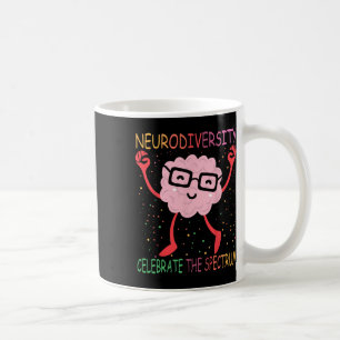 Neurodiversity Hirn Autismus Bewusstsein für Adhor Kaffeetasse