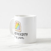 Neurodiversity Is My Jam Rainbow Toast Kaffeetasse (Vorderseite Links)